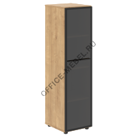Шкаф колонка со стеклянной дверью на Office-mebel.ru