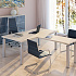 Стол на опорной сервисной тумбе (левый) BL200TSG на Office-mebel.ru 2