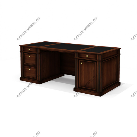 Стол руководителя (двухтумбовый, без центрального лотка) Dan-201.2  на Office-mebel.ru