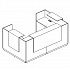 Стойка ресепшен П-образная (полки высокие) с подсветкой А4 9881 на Office-mebel.ru 1