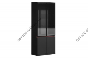Шкаф со стеклом и подсветкой DRV421.G3388	 на Office-mebel.ru