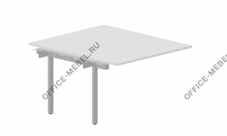 Составной стол на 2 рабочих места UNN2TPG12 на Office-mebel.ru