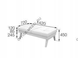 Банкетка Bev2B на Office-mebel.ru