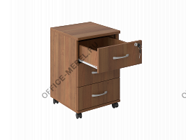 Тумба подкатная с центральным замком х17.01 на Office-mebel.ru