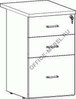 Тумба приставная ПК-ССМ-ТМП44Х60УД/ПФ-В1-179 на Office-mebel.ru