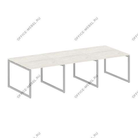 Переговорный стол (3 столешницы) на О-образном м/к 40БО.ПРГ-3.1 на Office-mebel.ru
