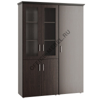 Шкаф для бумаг с гардеробом Композиция 3 на Office-mebel.ru