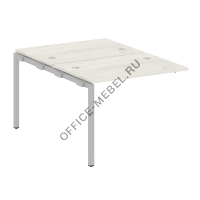 Проходной наборный элемент рабочей станции на П-образном м/к  (проходная опора Б.ОСП-147, две столешницы, два комплекта траверс) 40БП.ПРС-СП-2.1 на Office-mebel.ru