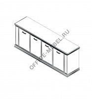 Греденция PRT301 на Office-mebel.ru