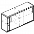 Шкаф-купе низкий (топ МДФ) МР 332 на Office-mebel.ru 1