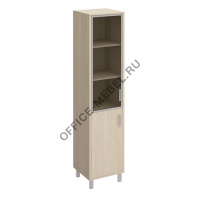 Шкаф для документов л\п двери стекло в раме + ДСП, В 431-813 на Office-mebel.ru