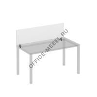 Экран для стола 140 на сером металлокаркасе КФ К.С 842 на Office-mebel.ru