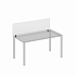 Экран для стола 140 на сером металлокаркасе КФ К.С 842 на Office-mebel.ru 1