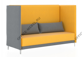 Диван 3-м Графит В на Office-mebel.ru