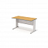Стол прямой на металлокаркасе АМК-3 на Office-mebel.ru 1