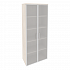Шкаф высокий широкий (2 высоких фасада стекло в раме) O.ST-1.10R на Office-mebel.ru 1
