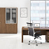 Шкаф комбинированный (со стеклом + для одежды узкий + со стеклом) ВЛ 361 ДТ на Office-mebel.ru 6