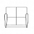 Мягкая мебель для офиса Диван 2-х местный (с подлокотниками) ДВП2 на Office-mebel.ru 1