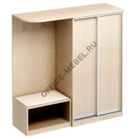 Шкаф-купе комбинированный для одежды и белья Л/П КР 122 на Office-mebel.ru