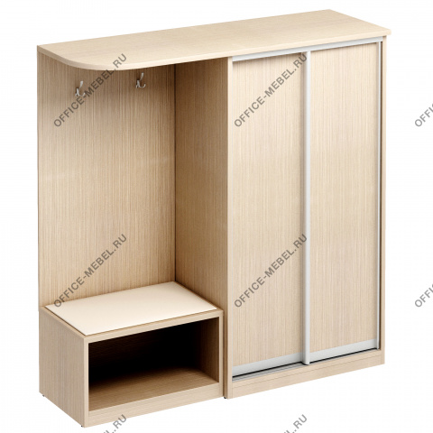 Шкаф-купе комбинированный для одежды и белья Л/П КР 122 на Office-mebel.ru