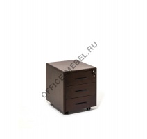 LEGNO Тумба подкатная 3 ящика ОРЕХ 102 501 WA на Office-mebel.ru