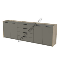 ТУМБА ТРЕХСОСТАВНАЯ, С ЯЩИКАМИ 15ТТС.804			 на Office-mebel.ru