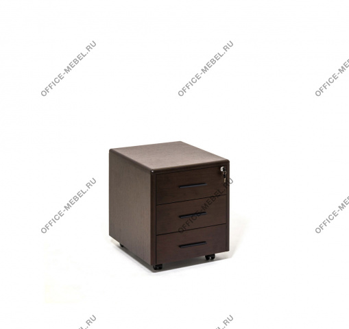 LEGNO Тумба подкатная 3 ящика ОРЕХ 102 501 WA на Office-mebel.ru