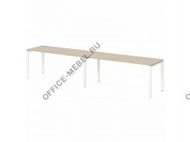 Линейный кластер на 2 рабочих места S-134 на Office-mebel.ru