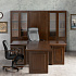 Стол письменный с кожаными вставками 22101 на Office-mebel.ru 2