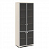 Шкаф со стеклом в алюминиевом профиле V-612 на Office-mebel.ru 1