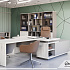Стол руководителя с опорной тумбой	B-119 Л/П			 на Office-mebel.ru 3