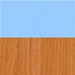 Двери средние к шкафам 843, 822 (комп. 2 шт.), 827-2 - бук-голубой
