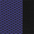 Кресло 138 - черная экокожа-синяя ткань