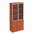 Шкаф для документов со стеклянными прозрачными дверьми в рамке ПТ 0783 на Office-mebel.ru 1