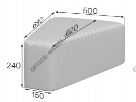 Пуф 30* СМ-П30˚ на Office-mebel.ru