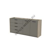 ТУМБА ДВУСОСТАВНАЯ, С ЯЩИКАМИ 15ТДС.801 			 на Office-mebel.ru