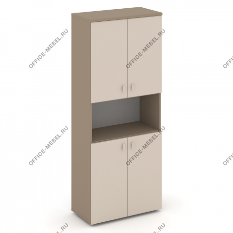 Шкаф высокий широкий (4 низких фасада ЛДСП) ES.ST-1.5 на Office-mebel.ru