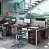 Рабочая станция двухместная BEWS2-1616-H-NML на Office-mebel.ru 4