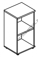 Стеллаж низкий узкий (топ ДСП) МР 9452 на Office-mebel.ru