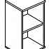 Стеллаж низкий узкий (топ ДСП) МР 9452 на Office-mebel.ru 1
