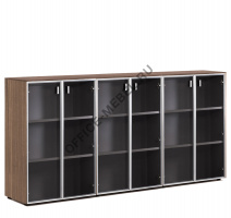 EXE Шкаф-витрина H.120, 6 дв 101 734 WAL 07 на Office-mebel.ru