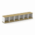 Стеллаж шесть узких секций, 1 ниша CN.STU-160 на Office-mebel.ru 1