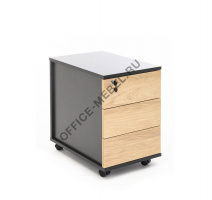 Тумба узкая 3 ящика 135T012 151 151 6Z6Z на Office-mebel.ru