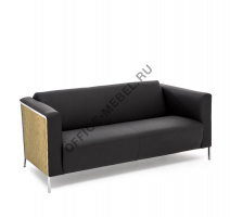 ВИСПО ВУД/VISPO Wood 2м диван кожа VISPO Walnut 2 Polish  на Office-mebel.ru