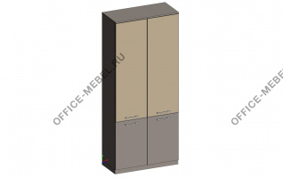 Шкаф высокий комбинированный (двери в ал. рамке) JNS931.U727 на Office-mebel.ru