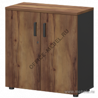 Офисный шкаф для документов низкий закрытый СМШ-28Д на Office-mebel.ru