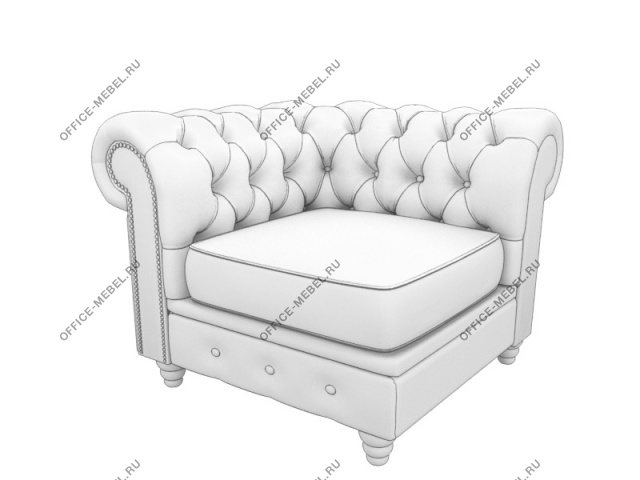 Мягкая мебель для офиса Модуль дивана угловой левый/правый ChL1L/R на Office-mebel.ru