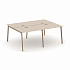Рабочая станция на 4 места ES.D.RS-4.1-LP на Office-mebel.ru 1