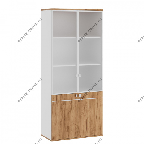 Шкаф для бумаг со стеклом (стекло в раме) TES38150021 на Office-mebel.ru