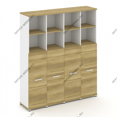 Шкаф четыре узкие секции, 5 ниш (4 фасада ЛДСП, 3 ниши ) CN.STU-544 A на Office-mebel.ru
